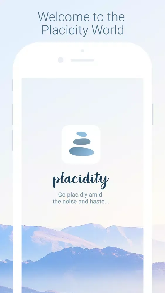 Capturas de tela do Placidity