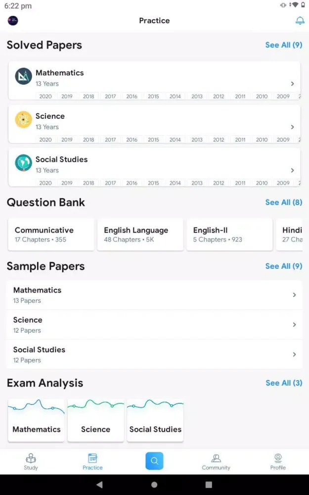 ACI New Era of learning Screenshots