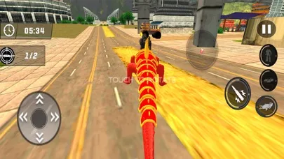Crocodile Robot Car Game 3D Ekran Görüntüleri