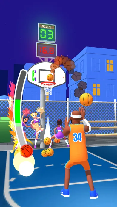 Captures d'écran de Hoop Legend: Basketball Stars