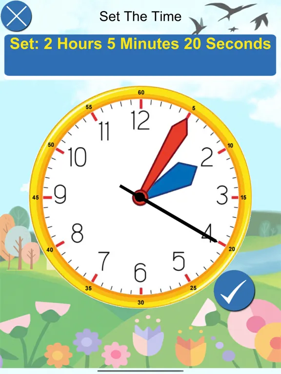 Easy Clock Learning iPad  Screenshots