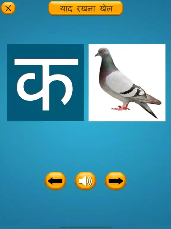 Hindi Varnamala Learn and Quiz iPad 應用截圖