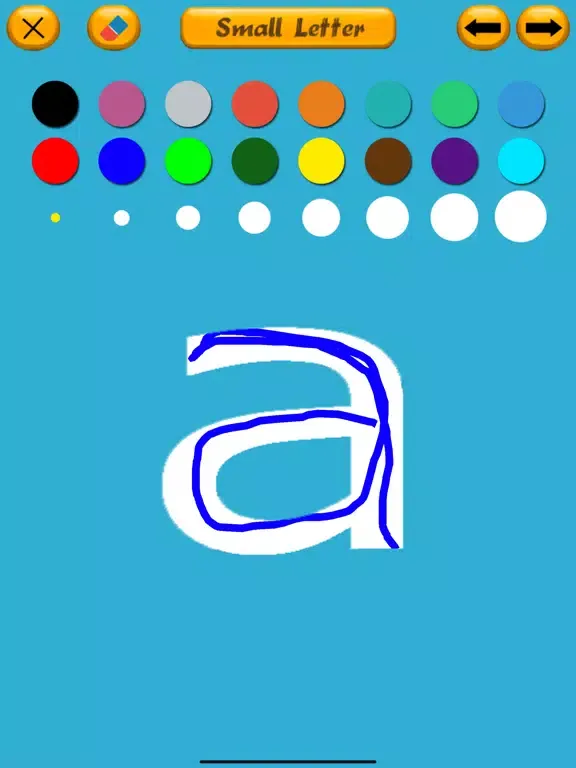 ภาพหน้าจอของ Kids English Letter Tracing iPad 