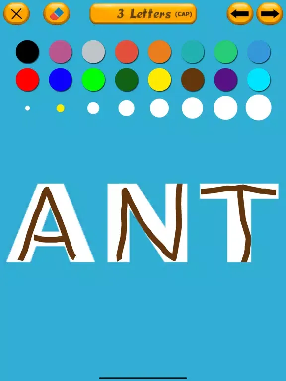 ภาพหน้าจอของ Kids English Letter Tracing iPad 