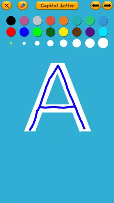 ภาพหน้าจอของ Kids English Letter Tracing