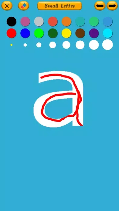ภาพหน้าจอของ Kids English Letter Tracing