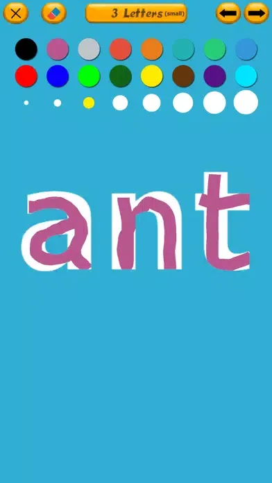ภาพหน้าจอของ Kids English Letter Tracing