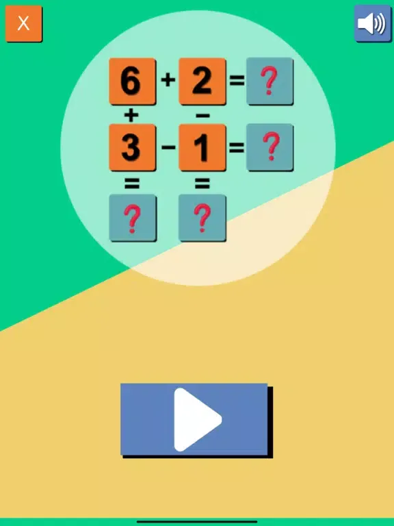 Math Puzzle Plus and Minus iPad 应用截图