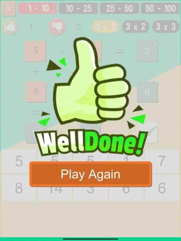 Math Puzzle Plus and Minus iPad 应用截图