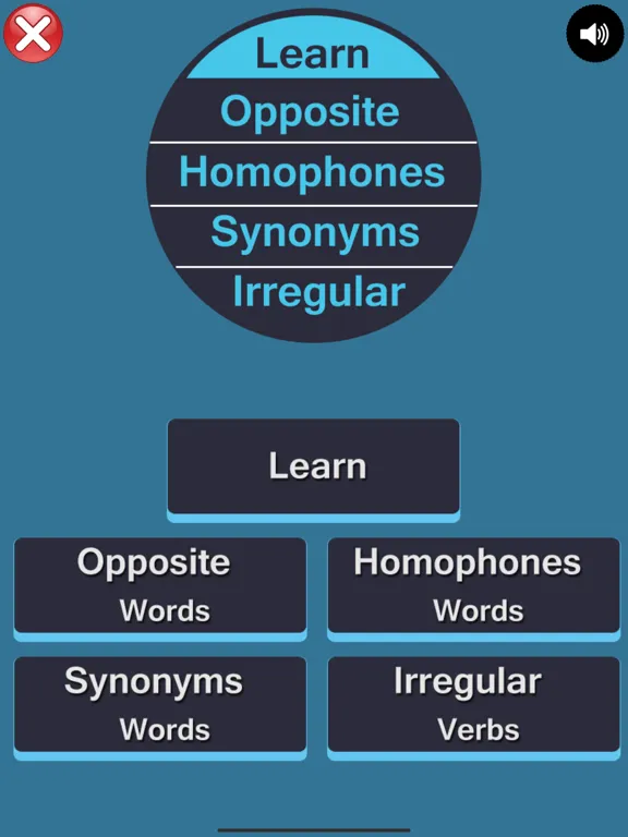 Ảnh chụp màn hình của Opposite Words Learning iPad 