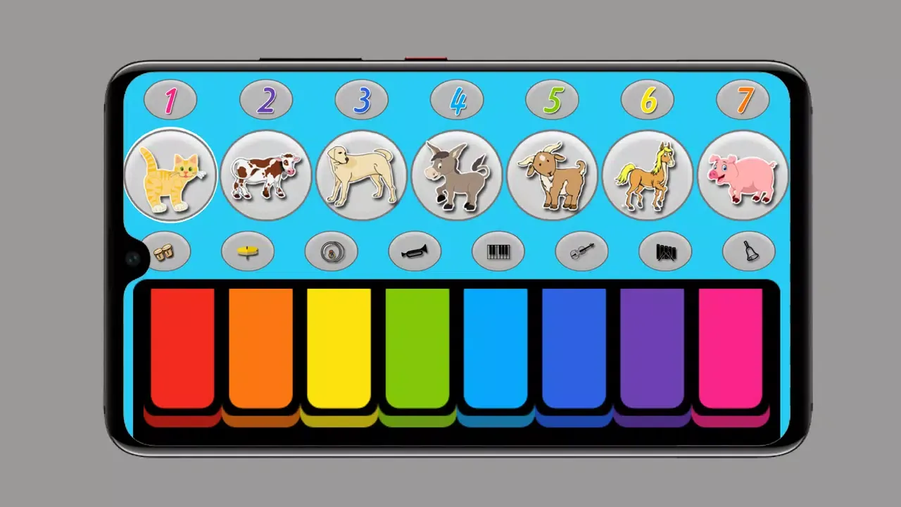 Zrzuty ekranu Kids Piano: Baby's Piano