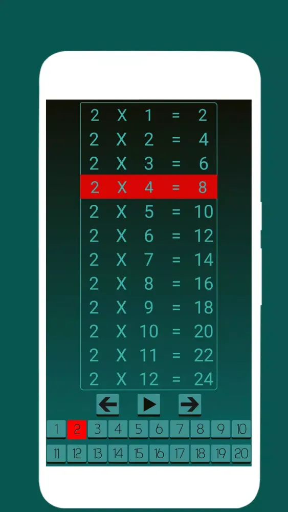 Math Tables with Quiz - Audio應用截圖