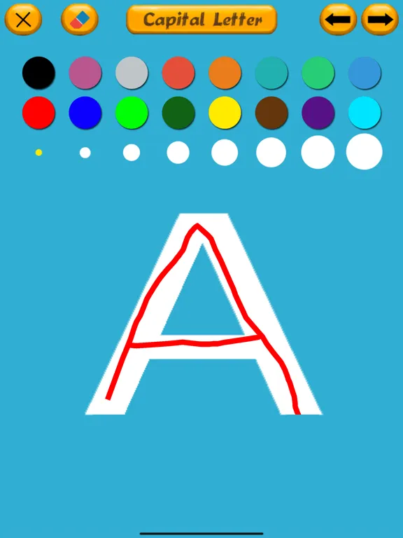 Tangkapan skrin Letter Tracing for English iPad 