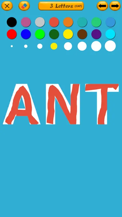 Tangkapan skrin Letter Tracing for English