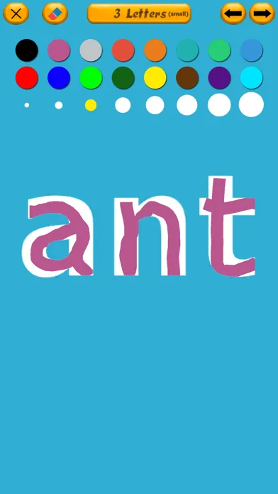 Tangkapan skrin Letter Tracing for English