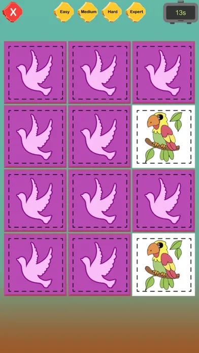 Pictures & Cards Matching Game Screenshots