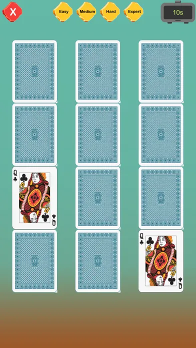 Pictures & Cards Matching Game Screenshots