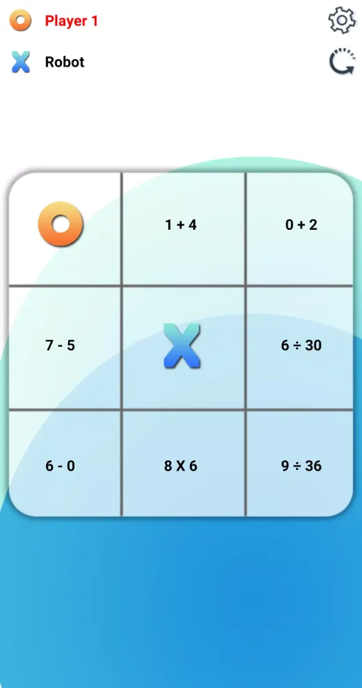 ภาพหน้าจอของ Tic Tac Toe: A Math Game