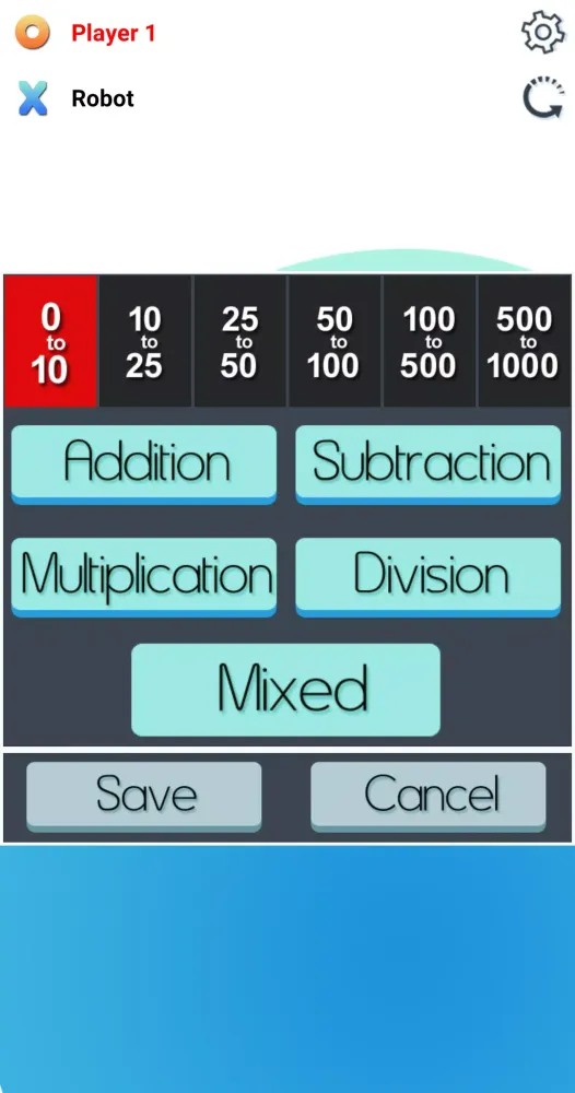 ภาพหน้าจอของ Tic Tac Toe: A Math Game