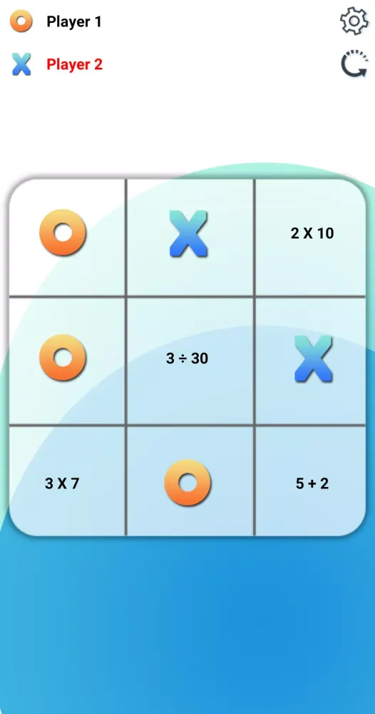 ภาพหน้าจอของ Tic Tac Toe: A Math Game