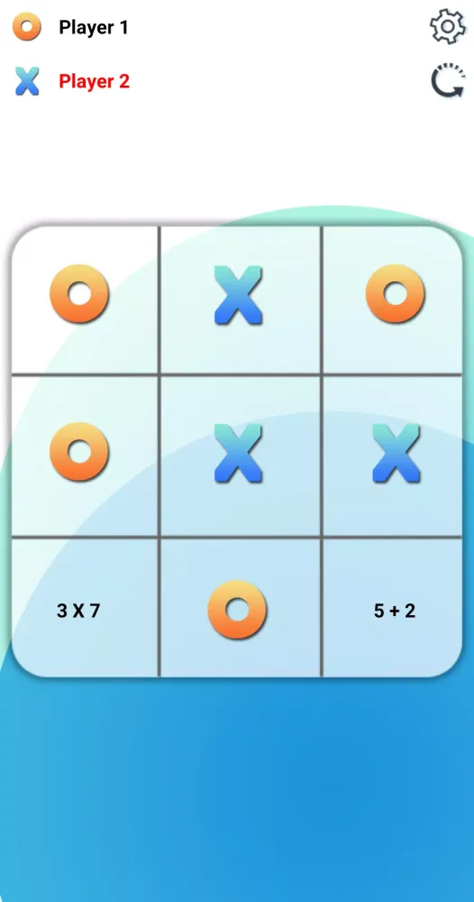 ภาพหน้าจอของ Tic Tac Toe: A Math Game