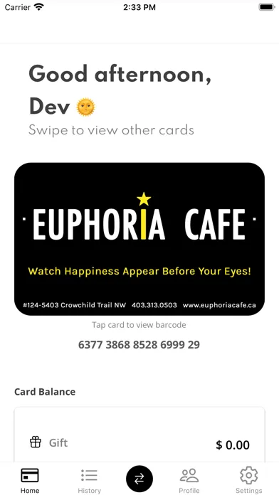 Euphoria Cafe سکرین شاٹس