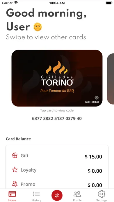 Ảnh chụp màn hình của Torino Grill
