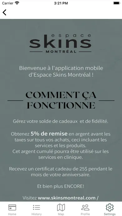 Espace Skins Montréal سکرین شاٹس