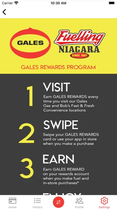 Gales Rewards Ekran Görüntüleri