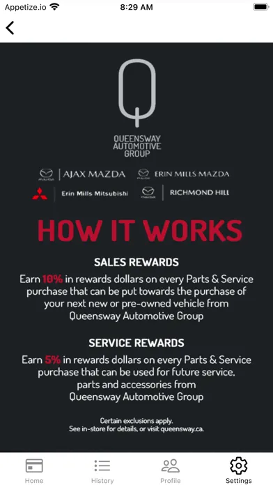 Tangkapan skrin Q Rewards