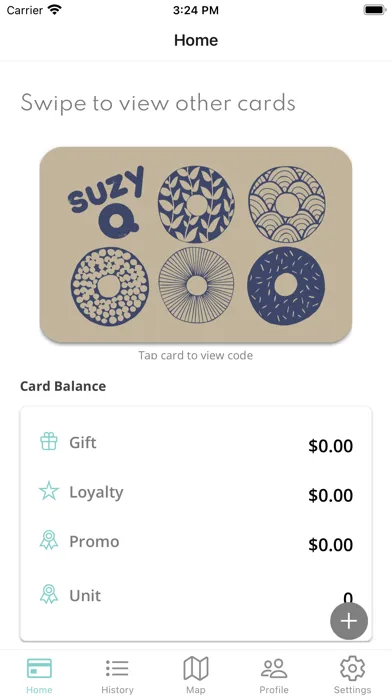 Captures d'écran de SuzyQ Doughnuts Reward Club