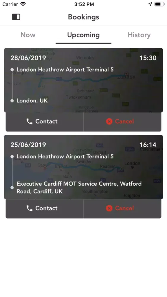 ACL Chauffeurs سکرین شاٹس