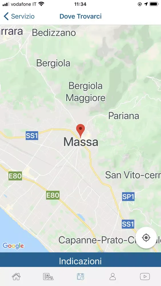 Capturas de tela do Acli Massa