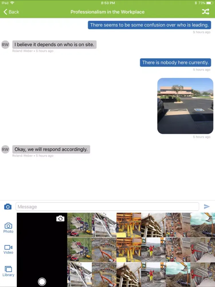 VEROCOMM Messenger iPad  Screenshots