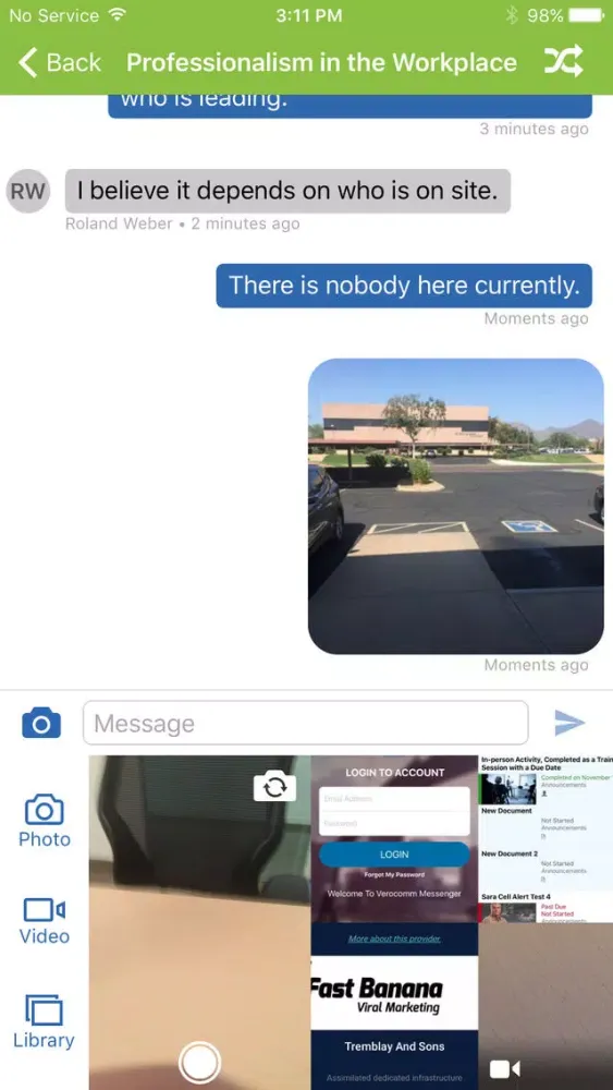 VEROCOMM Messenger Screenshots