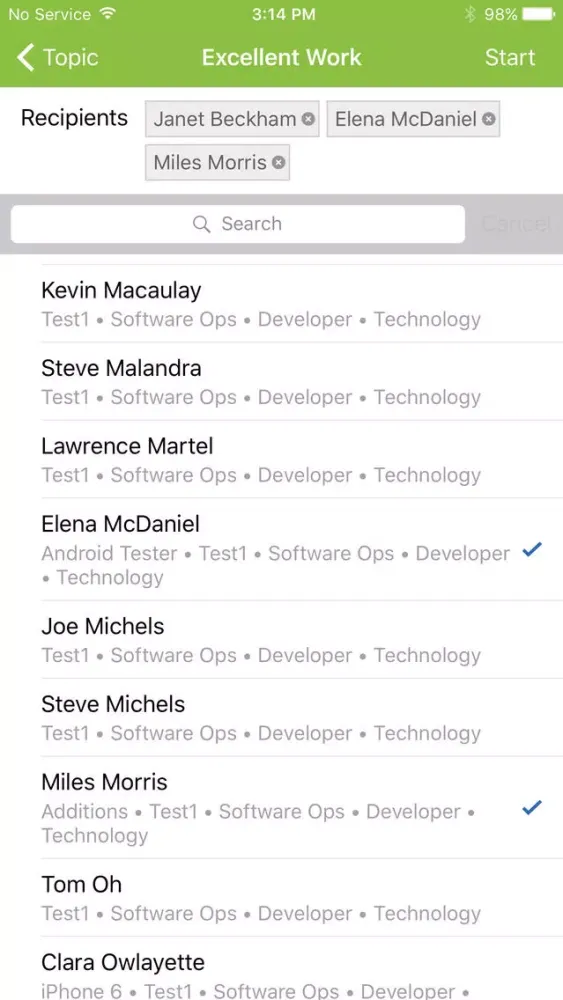 VEROCOMM Messenger Screenshots