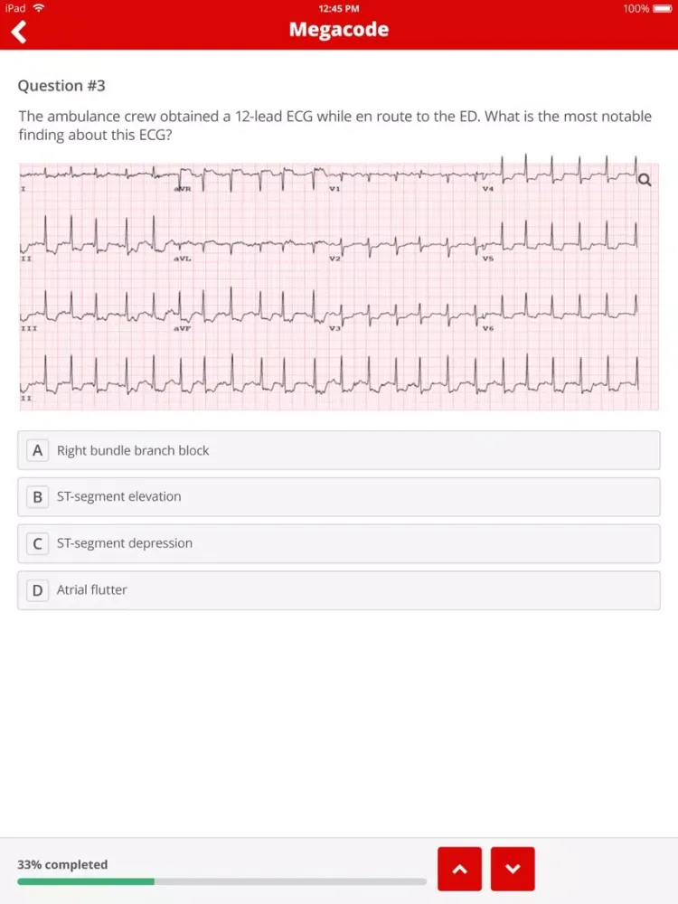 ACLS Pretest iPad  스크린샷