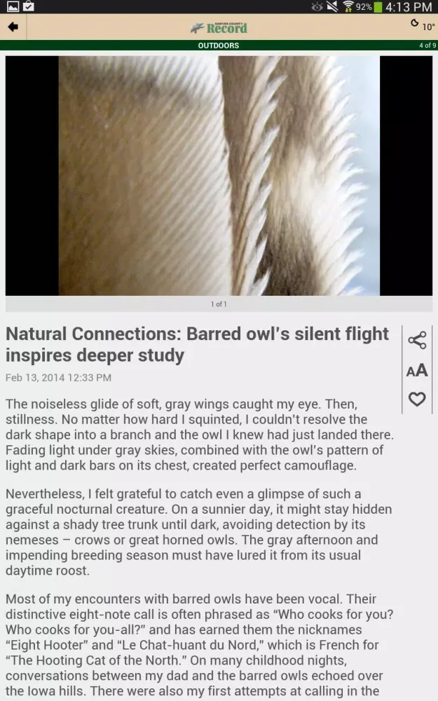 Sawyer County Record Screenshots