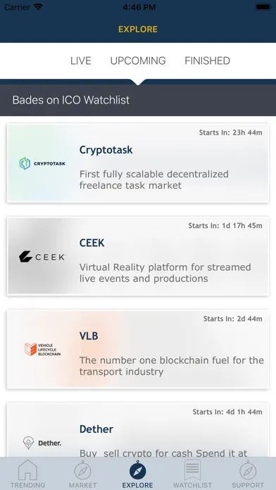 Ảnh chụp màn hình của Crypto Info Hub