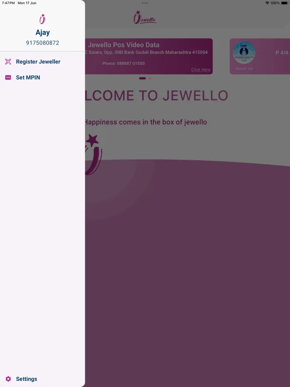 Capturas de pantalla de Jewello iPad 