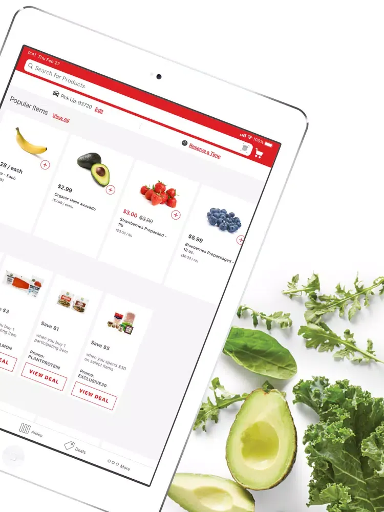 Capturas de pantalla de ACME Market Delivery & Pick Up iPad 