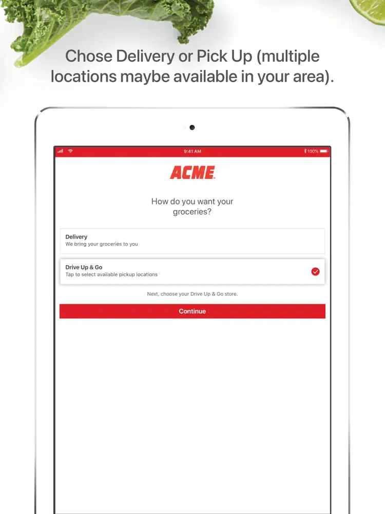 Capturas de pantalla de ACME Market Delivery & Pick Up iPad 