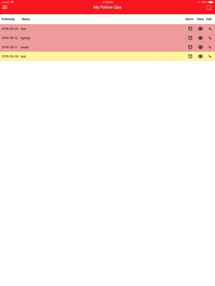 TrackSa iPad  Screenshots