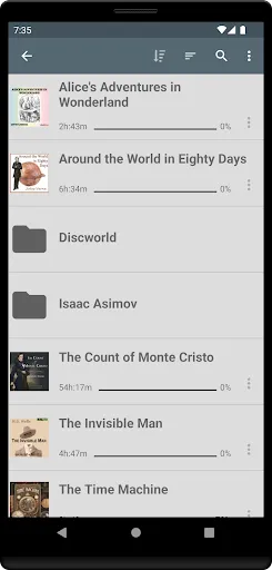 Capturas de tela do Listen Audiobook Player