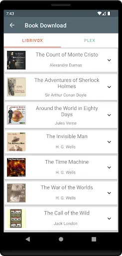 Capturas de tela do Listen Audiobook Player