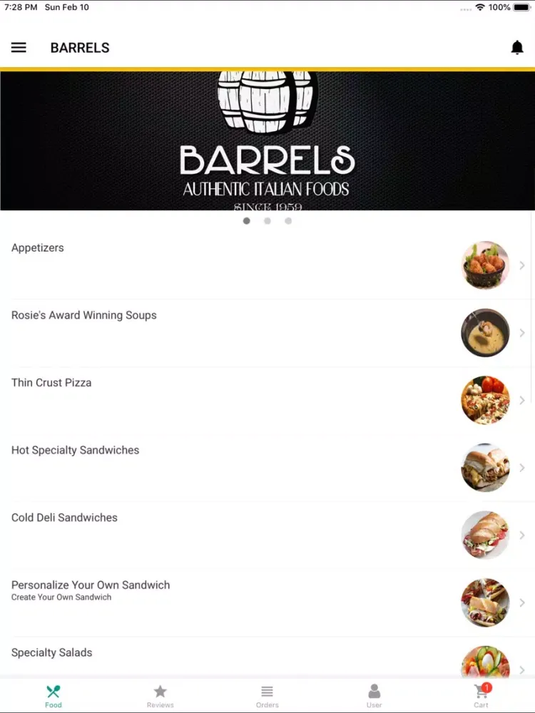 Barrels App iPad 應用截圖