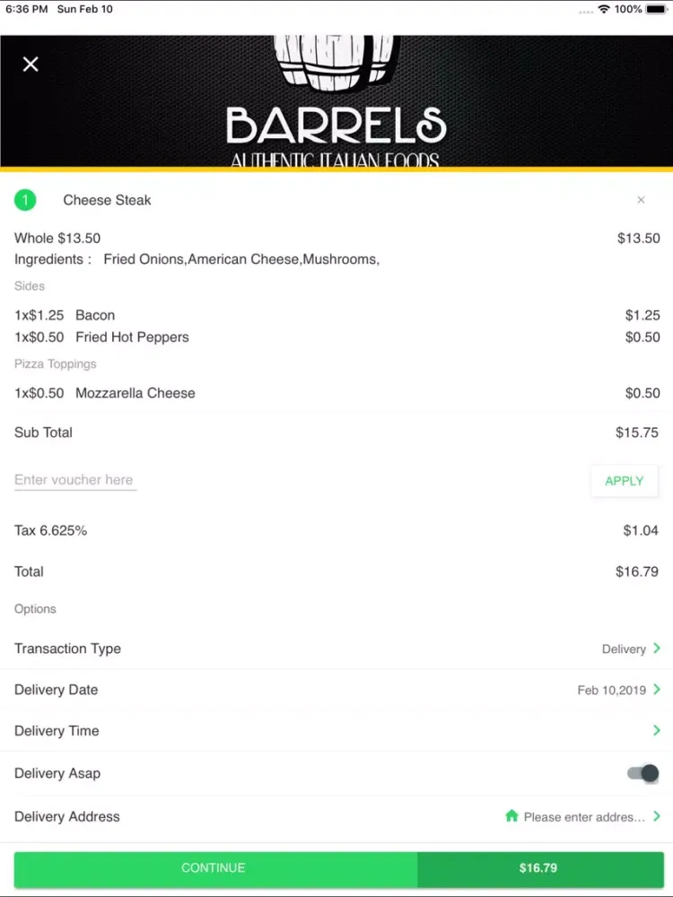 Barrels App iPad 應用截圖
