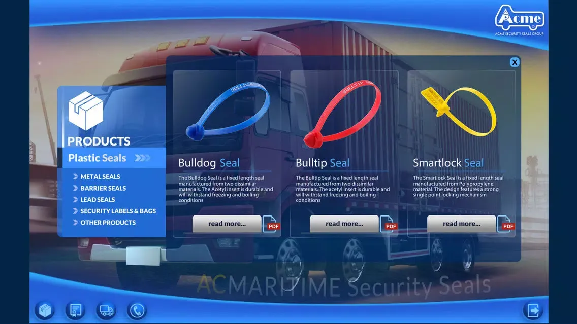 Ảnh chụp màn hình của ACME Seals Group