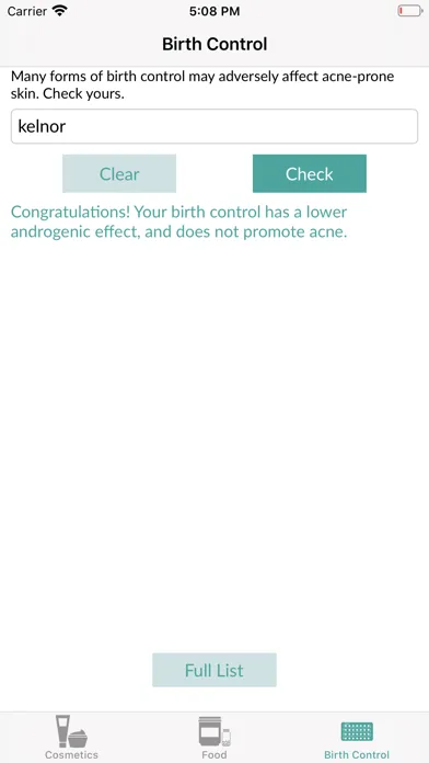 Acne-Safe سکرین شاٹس