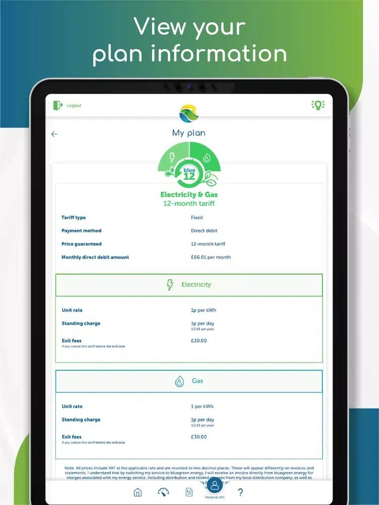bluegreen iPad  Ekran Görüntüleri